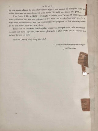 Catalogue des monuments et inscriptions de l’Égypte antique. Première série: Haute Egypte. Tome I: De la frontière de Nubie à Kom Ombos. Tome II: Kom Ombos. 1ère partie. Tome III: Kom Ombos. 2ème partie. Fasc. 1, 2 & 3 (complete set)