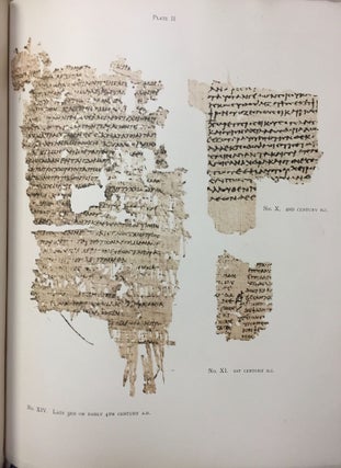 The Amherst papyri. Being an account of the Greek Papyri in the collection of the Right Hon. Lord Amherst of Hacknet, F.S.A., at Didlington Hall, Norfolk. Vol. II. Part 1: The Ascension of Isaiah, and Other Theological Fragments. Part 2: Classical Fragments and Documents of the Ptolemaic, Roman and Byzantine Periods. With an appendix containing additional theological fragments (complete set)[newline]M1818a-23.jpg