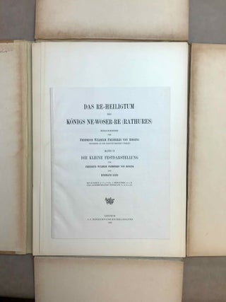 Das Re-Heiligtum des K&ouml;nigs Ne-Woser-Re (Rathures). Band II: Die kleine Festdarstellung.[newline]M1820a-02.jpeg