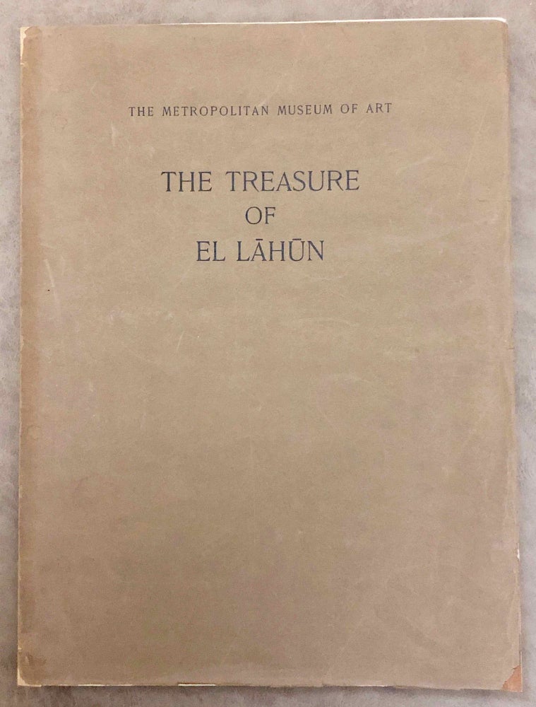 Item #M1824b The treasure of El-Lahun. WINLOCK Herbert E.[newline]M1824b.jpg