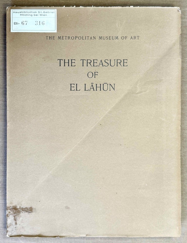 Item #M1824d The treasure of El Lahun. WINLOCK Herbert Eustis.