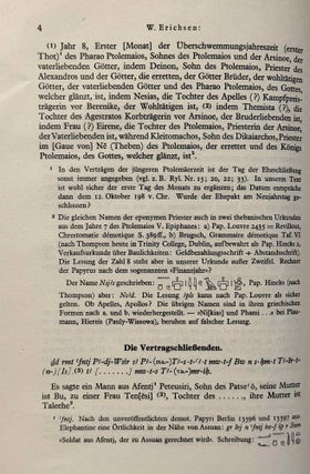 Ein demotischer Ehevertrag aus Elephantine