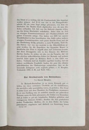 Vorbericht über die siebente Grabung der A.W.W. auf der vorgeschichtlichen Siedlung Merimde-Benisalâme. vom 25. Januar bis 4. April 1939[newline]M1835-04.jpeg