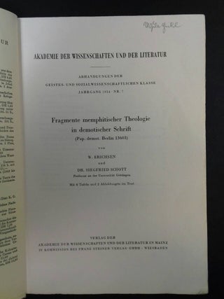 Fragmente memphitischer Theologie in demotischer Schrift (Pap. Demot. Berlin 13603)[newline]M1841a-02.jpg
