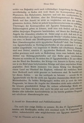 Ägyptische Ärzte und ägyptische Medizin am hethitischen Königshof. Neue Funde von Keilschriftbriefen Ramses II. aus Bogazköy.