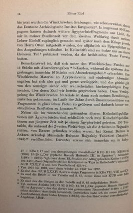 Ägyptische Ärzte und ägyptische Medizin am hethitischen Königshof. Neue Funde von Keilschriftbriefen Ramses II. aus Bogazköy.