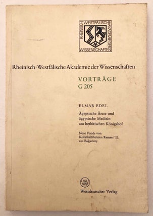 Item #M1848b Ägyptische Ärzte und ägyptische Medizin am hethitischen Königshof. Neue Funde...