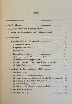 Ägyptische Ärzte und ägyptische Medizin am hethitischen Königshof. Neue Funde von Keilschriftbriefen Ramses II. aus Bogazköy.