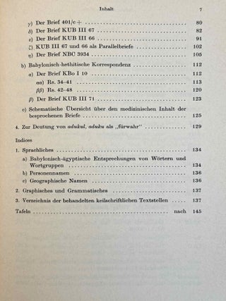 &Auml;gyptische &Auml;rzte und &auml;gyptische Medizin am hethitischen K&ouml;nigshof. Neue Funde von Keilschriftbriefen Ramses II. aus Bogazk&ouml;y.