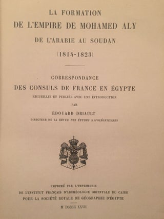 La Formation De L'Empire De Mohamed Aly De L'Arabie Au Soudan (1814-1823)[newline]M1851-03.jpg