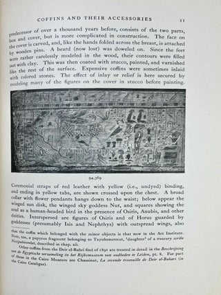 Egyptian Stelae in Field Museum of Natural History. [with:] The Art Institute of Chicago. A Handbook of the Egyptian Collection. [with:] Horus in the pyramid texts. 3 volumes.