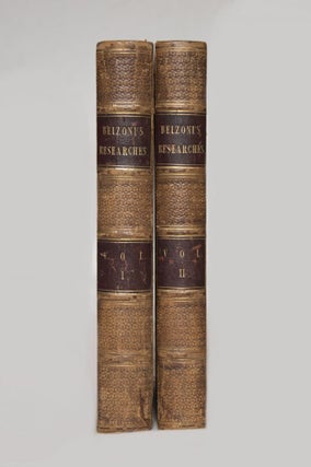 Narrative of the Operations and Recent Discoveries within the Pyramids, Temples, Tombs, and Excavations, in Egypt and Nubia; and of a Journey to the Coast of the Red Sea, in Search of the Ancient Berenice; and Another to the Oasis of Jupiter Ammon. Vol. I: Text. Vol. II: Text