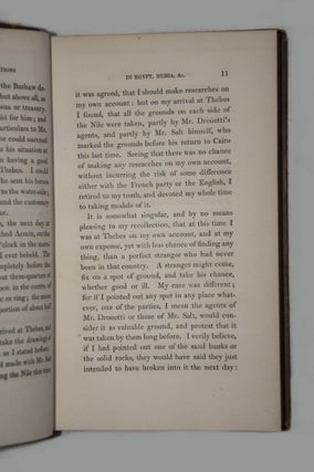 Narrative of the Operations and Recent Discoveries within the Pyramids, Temples, Tombs, and Excavations, in Egypt and Nubia; and of a Journey to the Coast of the Red Sea, in Search of the Ancient Berenice; and Another to the Oasis of Jupiter Ammon. Vol. I: Text. Vol. II: Text
