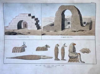Narrative of the Operations and Recent Discoveries within the Pyramids, Temples, Tombs, and Excavations, in Egypt and Nubia; and of a Journey to the Coast of the Red Sea, in Search of the Ancient Berenice; and Another to the Oasis of Jupiter Ammon, with Plates illustrative of the researches and operations of G. Belzoni in Egypt and Nubia.[newline]M1874a-73.jpeg