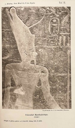 Vom Wadi Es S’aba Rigâle bei Gebel Silsile. Mit Beiträgen von H. Kees.