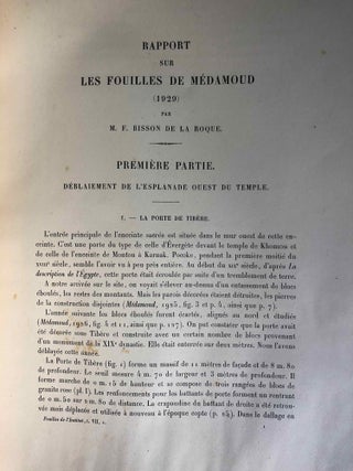 Rapports préliminaires. Tome VII. 1e partie: Médamoud (1929)[newline]M1886a-05.jpg