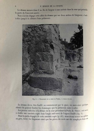 Rapports préliminaires. Tome VII. 1e partie: Médamoud (1929)