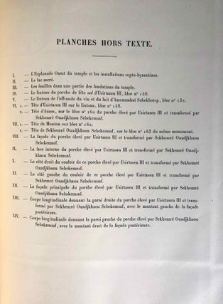 Rapports préliminaires. Tome VII. 1e partie: Médamoud (1929)