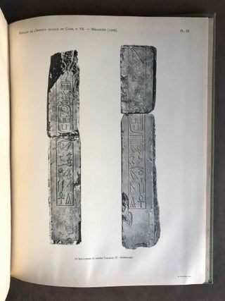 Rapports préliminaires. Tome VII. 1e partie: Médamoud (1929)