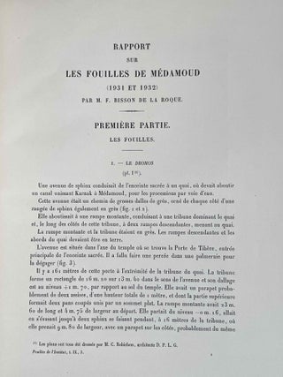 Rapports préliminaires. Tome IX. 3e partie: Médamoud (1931-1932)[newline]M1887a-04.jpeg