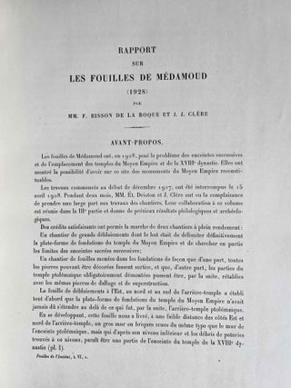 Rapports préliminaires. Tome VI. 1e partie: Médamoud (1928)[newline]M1890b-04.jpeg