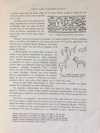 L’oryx dans l’ancienne Égypte. Suivi d’une étude "Le nom égyptien de l’oryx" par Victor Loret.