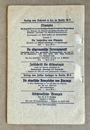 Gegen die Zahlenmystik an der grossen Pyramide bei Gise. Vortrag gehalten in der Vorderasiatisch-ägyptischen Gesellschaft zu Berlin am 1. Februar 1922.[newline]M1903-08.jpeg