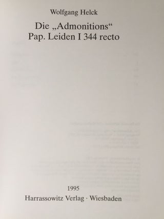 Die "Admonitions" Pap. Leiden I 344[newline]M1906-01.jpg
