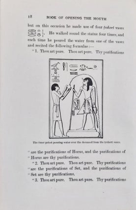 The Book of Opening the Mouth. The Egyptian texts with English translations. Vol. I & II (complete set)[newline]M1924a-03.jpeg
