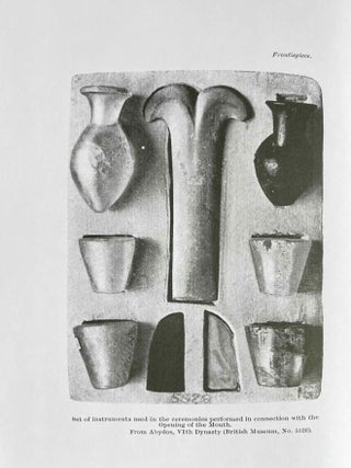 The Book of Opening the Mouth. The Egyptian texts with English translations. Vol. I (only, of two)[newline]M1924d-02.jpeg
