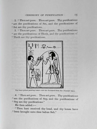 The Book of Opening the Mouth. The Egyptian texts with English translations. Vol. I (only, of two)[newline]M1924d-04.jpeg