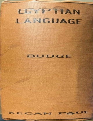 Item #M1930d Egyptian Language. Easy Lessons in Egyptian Hieroglyphics with Sign List. BUDGE Ernest Alfred Wallis.[newline]M1930d-00.jpeg