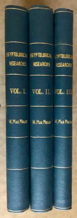 Egyptological Researches. Vol. I: Results of a Journey in 1904. Vol. II: Results of a Journey in 1906. Vol. III: The bilingual decrees of Philae (complete set)[newline]M1933a-01.jpg