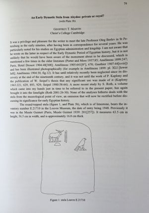 Discovering Egypt from the Neva. The Egyptological legacy of Oleg D. Berlev.