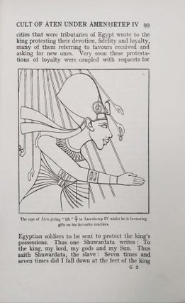 Tutankhamen. Amenism, Atenism and Egyptian monotheism. With hieroglyphic texts of Hymns to Amen and Aten.[newline]M1939-09.jpeg