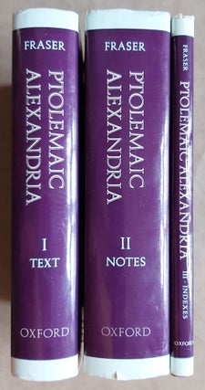 Item #M1943 Ptolemaic Alexandria. 3 volumes (complete set). FRASER P. M[newline]M1943.jpeg