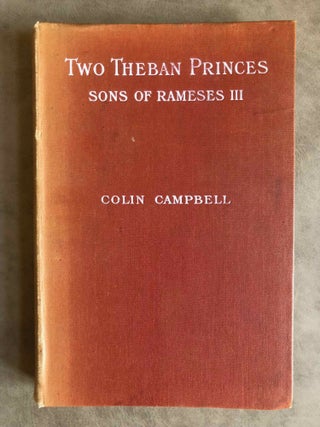 Item #M1946a Two Theban Princes. Kha-em-uast & Amen-khepeshf, sons of Rameses III. Menna, a...[newline]M1946a.jpg
