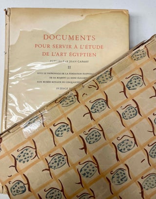 Item #M1960a Documents pour servir à l’étude de l’art égyptien. Vol. I & II (complete...