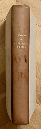 Item #M1969c Le Mammisi d'Edfou. Fasc. 1 & 2 (complete set). CHASSINAT Emile