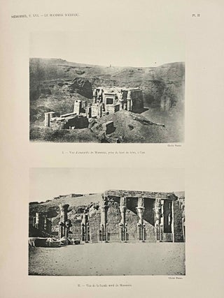 Le Mammisi d'Edfou. Fasc. 1 & 2 (complete set)[newline]M1969c-06.jpeg