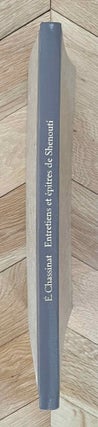 Item #M1970f Le quatrième livre des entretiens et épîtres de Shenouti (XEROX). CHASSINAT Emile