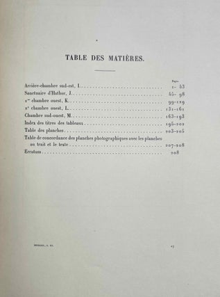 Le temple de Dendara. Volumes I to IX (1st edition)[newline]M1971a-11.jpeg