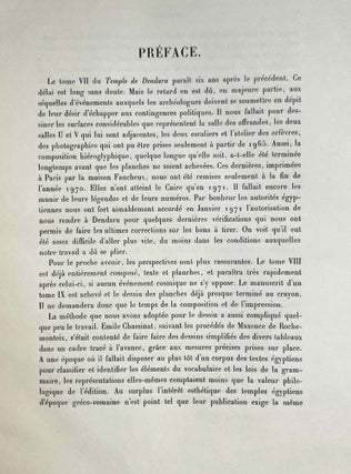 Le temple de Dendara. Volumes I to IX (1st edition)[newline]M1971a-29.jpeg