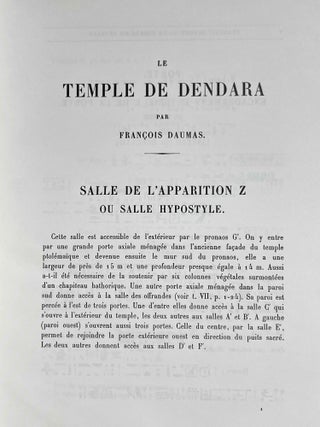 Le temple de Dendara. Volumes I to IX (1st edition)[newline]M1971a-39.jpeg
