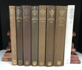Item #M1989i The Egyptian Coffin Texts, vol. I-VIII (complete set). BUCK Adriaan - ALLEN James...