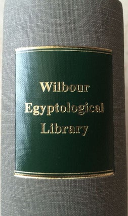 Item #M1990a Catalogue of the Egyptological Library and Other Books from the Collection of the...[newline]M1990a-00.jpg