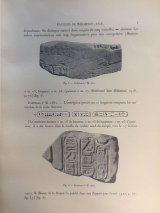 Rapports préliminaires. Tome XIII. Médamoud (1932). Les reliefs d’Aménophis IV Akhnaton.[newline]M1991b-06.jpg