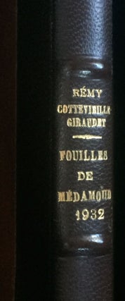 Item #M1991b Rapports préliminaires. Tome XIII. Médamoud (1932). Les reliefs...[newline]M1991b.jpg