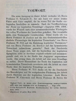 Die Totenklage bei den Kopten. Mit Hinweisen auf die Totenklage im Orient &uuml;berhaupt.