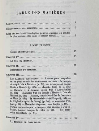 Les mammisis des temples égyptiens